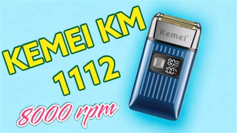 KEMEI KM 1112 SHAVER TENAGA PALING GEDE 8000 RPM Kemei Shaver LAWK