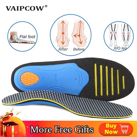 Vaipcow Semelles Orthop Diques Unisexes Pour Chaussures De Sport