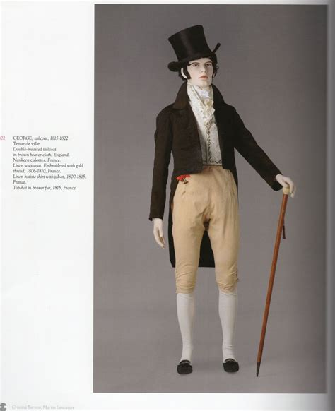 Gentleman S Outfit Napoleon And The Empire Of Fashion Baretto And Lancaster 2010 Historical