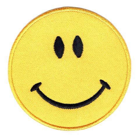 Smiley Face Iron On Patch Patch Smiley Face Iron On Patches