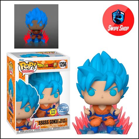 Funko Pop Ssgss Goku Kaioken Times Twenty Dragon Ball Z Glow Exclusive