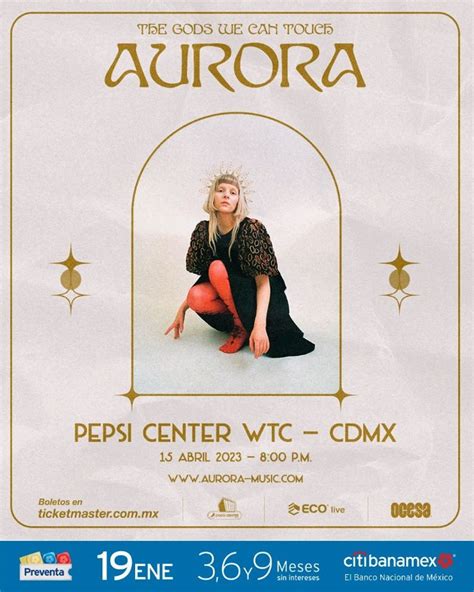 Aurora En México 2023 Precio De Boletos Y Fechas De Sus Conciertos Sonica