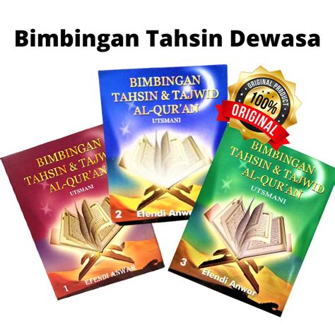 Bimbingan Tahsin Untuk Dewasa Satu Paket Omah Buku Muslim