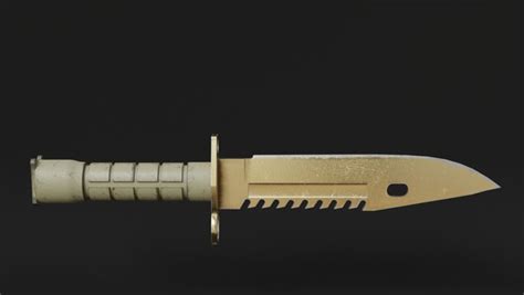 Modelo 3d M9 Bayonet In Four Variations Lowpoly Turbosquid 2074962