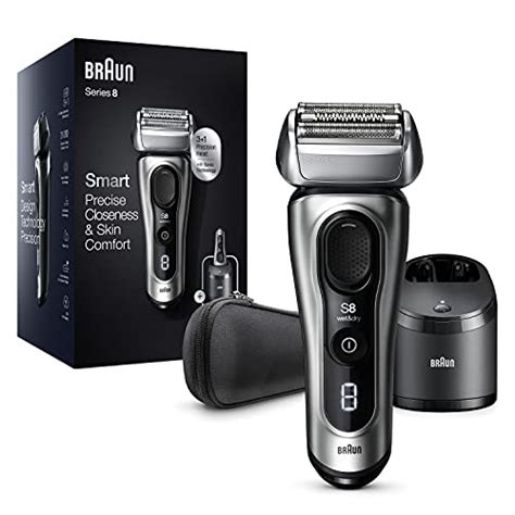 Braun Electric Razor For Men Series 8 8457cc Electric Foil Shaver With