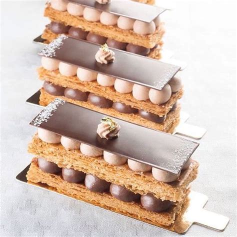 Beautiful Chocolate Millefeuille By St Phane Glacier Dessertmasters