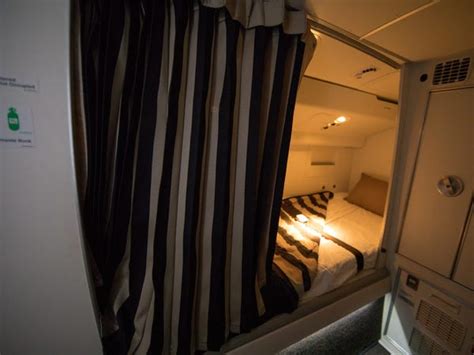 See The Secret Bedrooms Where Flight Attendants Sleep On Long Flights