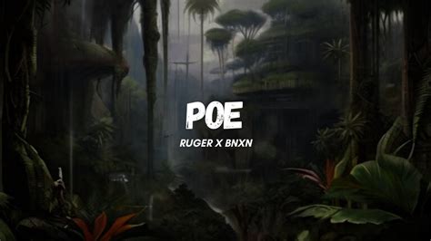 Ruger Bnxn POE Lyric Video YouTube