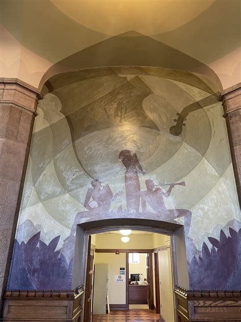 Aaron Douglas Murals, 1930 Cravath Hall, Fisk University, Nashville