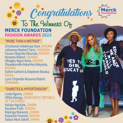 Merck Foundation Fashion Awards Winners Announced To Acknowledge