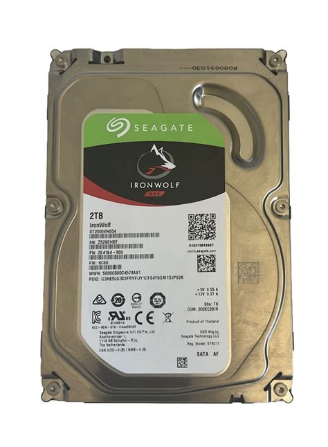 Used Seagate Ironwolf 2tb 5 9k Nas 3 5 Sata St2000vn004 Ubb Threads