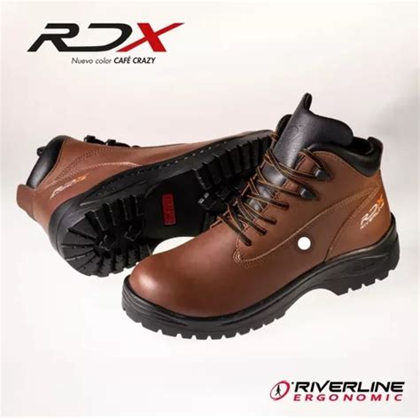 Bota De Seguridad Riverline Rdx Negro Y Cafe Envío gratis