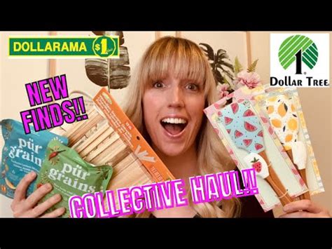 OMG JACKPOT DOLLAR TREE HAUL DOLLARAMA HAUL AND MARSHALLS HAUL