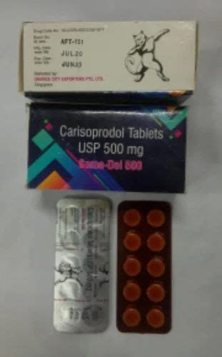 Carisoprodol Mg Tablets At Rs Strip Erectile Dysfunction