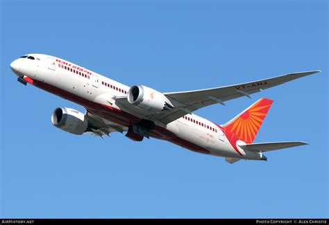 Aircraft Photo Of VT ANJ Boeing 787 8 Dreamliner Air India