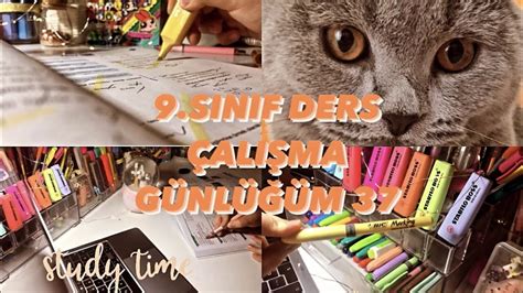 9 SINIF DERS ÇALIŞMA GÜNLÜĞÜM 37 BİR GÜNDE KAÇ SORU ÇÖZÜYORUM