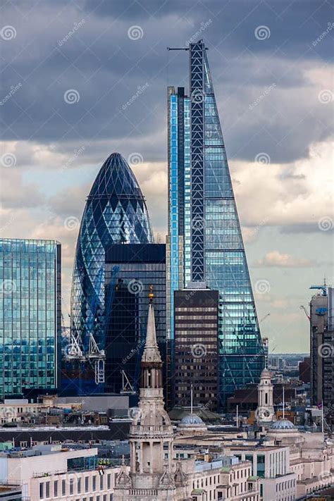 The City Of London Skyscrapers Stock Image Image Of Building