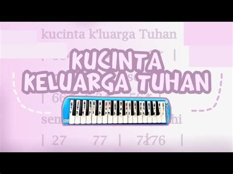 Ministerest Kucinta Keluarga Tuhan Pianika Melodica Tutorial Lagu