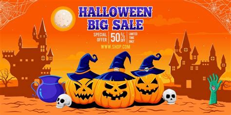 Premium Vector Halloween Spooky Cartoon Illustration Vector