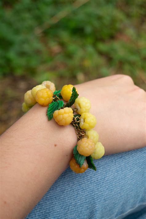 Bracelet With Yellow Raspberries Vclay Lab S Ko Fi Shop Ko Fi