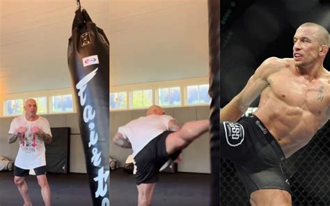 Watch When Joe Rogan Taught Georges St Pierre His Signature Side Kick