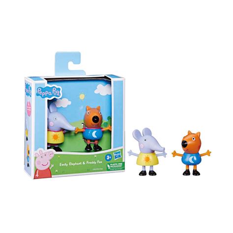 Peppa Pig Best Friends Figure Pack - Emily Elephant & Freddy Fox