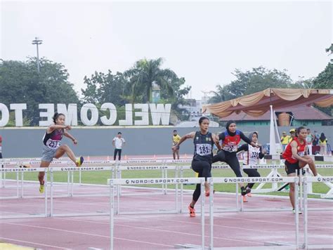 Hasil Pertandingan Lomba Lari M Gawang Puteri Hari Kedua Perhelatan