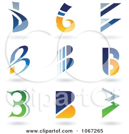 Letter B Logos Posters, Art Prints by - Interior Wall Decor #1067265