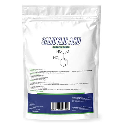 Myoc Salicylic Acid Powder Gm For Cosmetics Grade Pure At Rs