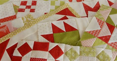 Red and Green Quilt Blocks | A Quilting Life - a quilt blog