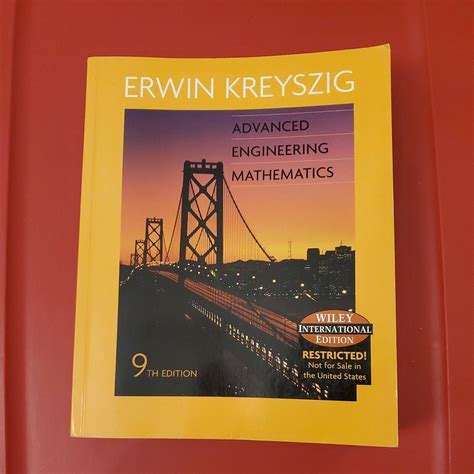 Advanced Engineering Mathematics By Erwin Kreyszig 2006 Paperback