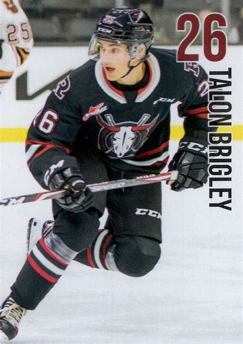 2021 22 Red Deer Rebels Whl Nno Talon Brigley Trading Card Database