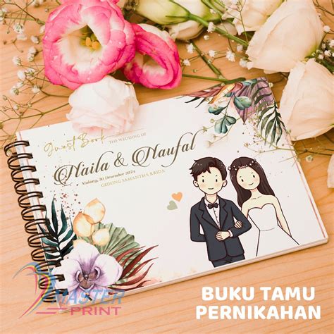 Jual Mp75 Wedding Book Guest Book Buku Tamu Pernikahan Buku Daftar