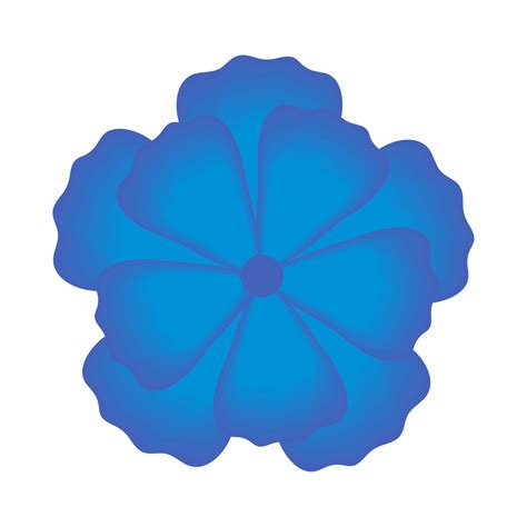 blue flower icon 10967097 Vector Art at Vecteezy