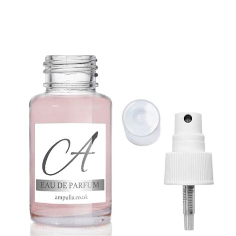 30ml Clear Atlas Glass Perfume Bottle Ampulla 0161 367 1414