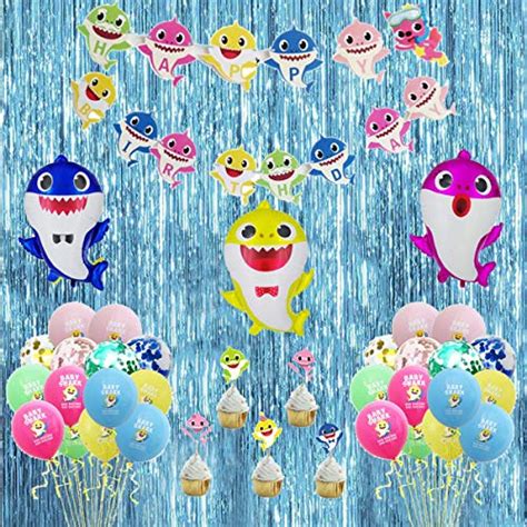 Buy Budicool Baby Shark Party Supplies Baby Shark Birthday Decorations