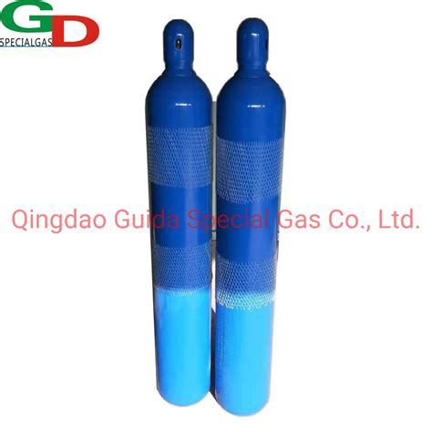 ISO Standard Seamless Steel Gas Cylinder 40L Oxygen Nitrogen Argon CO2