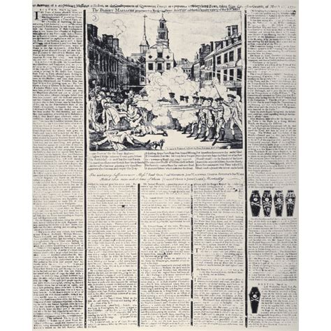 Boston Massacre 1770 Nan Account Of The Boston Massacre 5 March 1770 ...