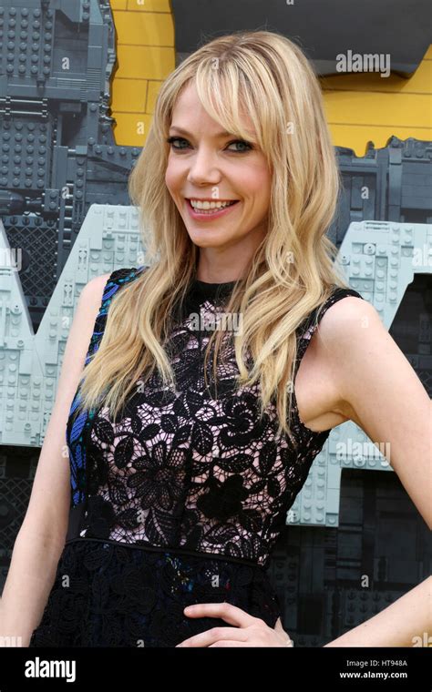 Riki Lindhome Attending The Premiere Of The Lego Batman Movie At The