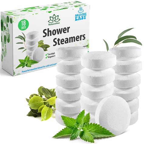 Relaxcation Shower Steamers - Sinus Relief, Menthol & Eucalyptus