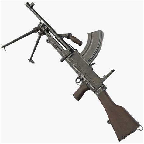 Bren mk ii lmg 3D model - TurboSquid 1212404