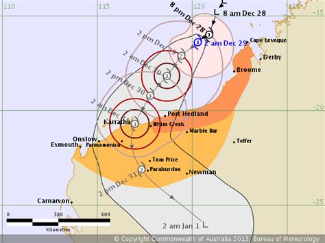 Tropical Cyclone Christine - WA - Karratha/Port Hedland - British Expats