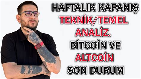 AYLIK VE HAFTALIK KAPANIŞTEKNİK TEMEL ANALİZ bitcoin altcoin