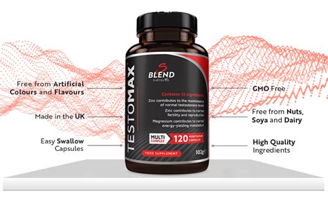 Testomax Testosterone Booster For Men 13 Powerful Active Ingredients