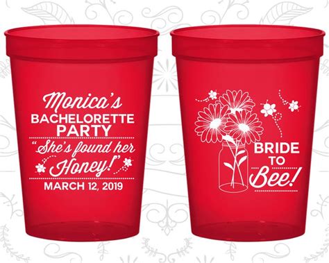 Floral Bachelorette Party Cups Bachelorette Party Cup Custom Etsy Bachelorette Party Cups