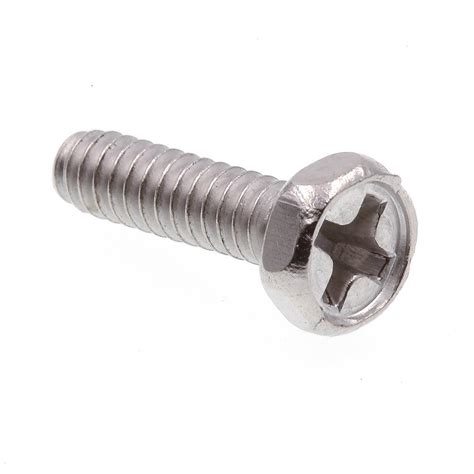 #6-32 x 1/2 in. Grade 18-8 Stainless Steel Phillips Drive Indented Hex ...