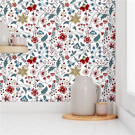 chintz Wallpaper | Spoonflower