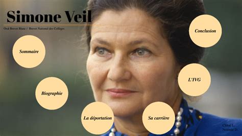 oral brevet Simone Veil by Chloé Lagarde on Prezi