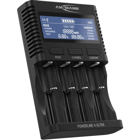 Ansmann Powerline 4 Ultra Battery Charger For Nimh And 1001 0080