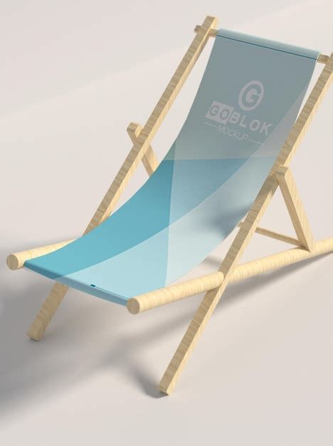 Premium Psd Beach Chair Fabric Mockup